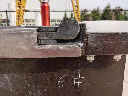 Instalación de sellos de caucho