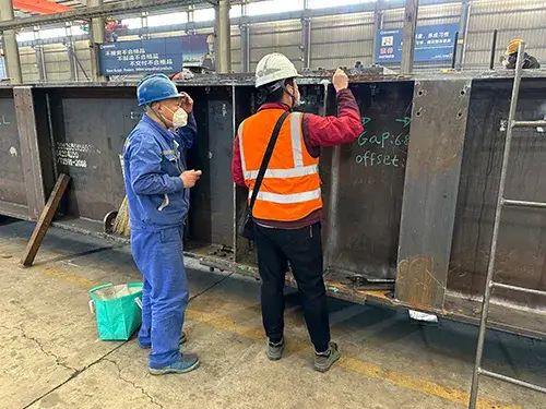 Inspección de holguras de montaje