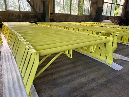 Bastidor de soporte para cinta transportadora