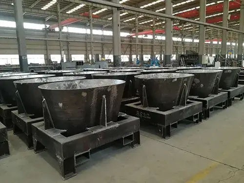 Contenedor para escoria electrolítica