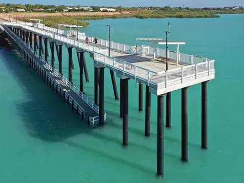 Estructura de muelle de aleación de aluminio