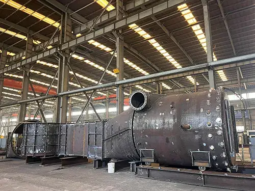 Premontaje de la cámara de combustión