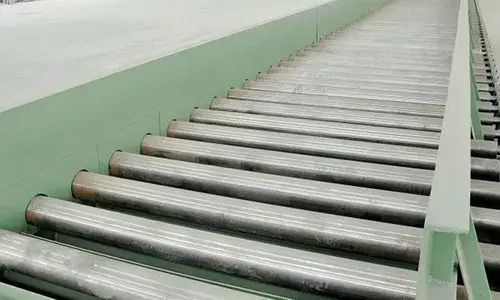 Transportador de rodillos de enfriamiento por aire para alambrón