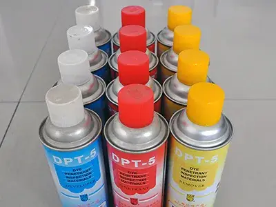 Kit de inspección por líquidos penetrantes