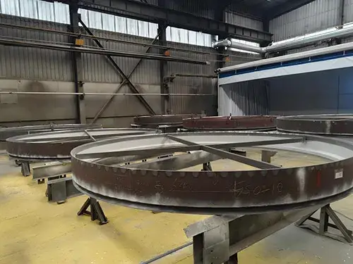 Collarín de acero para instalación de tuberías por empuje